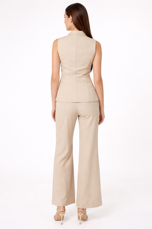Solène Tailored Two-Piece Vest & Trouser Set