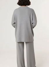 Rhea Open Collar Jumper & Trouser Knitted Set