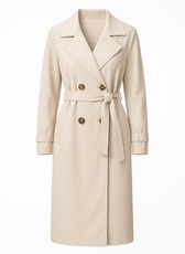 London Double Breasted Belted Trench Coat