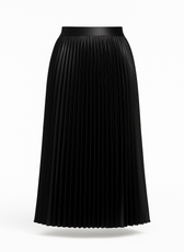 Siena Satin Pleated Maxi Skirt