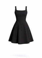 Blossom Square Neck Skater Mini Dress