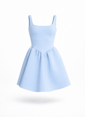 Monaco Neoprene Structured Mini Dress