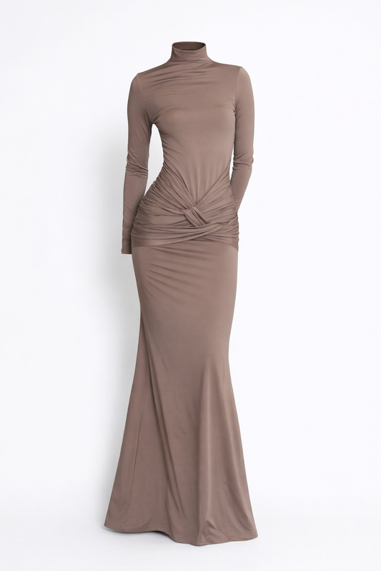 Monaco Front Tie Maxi Dress