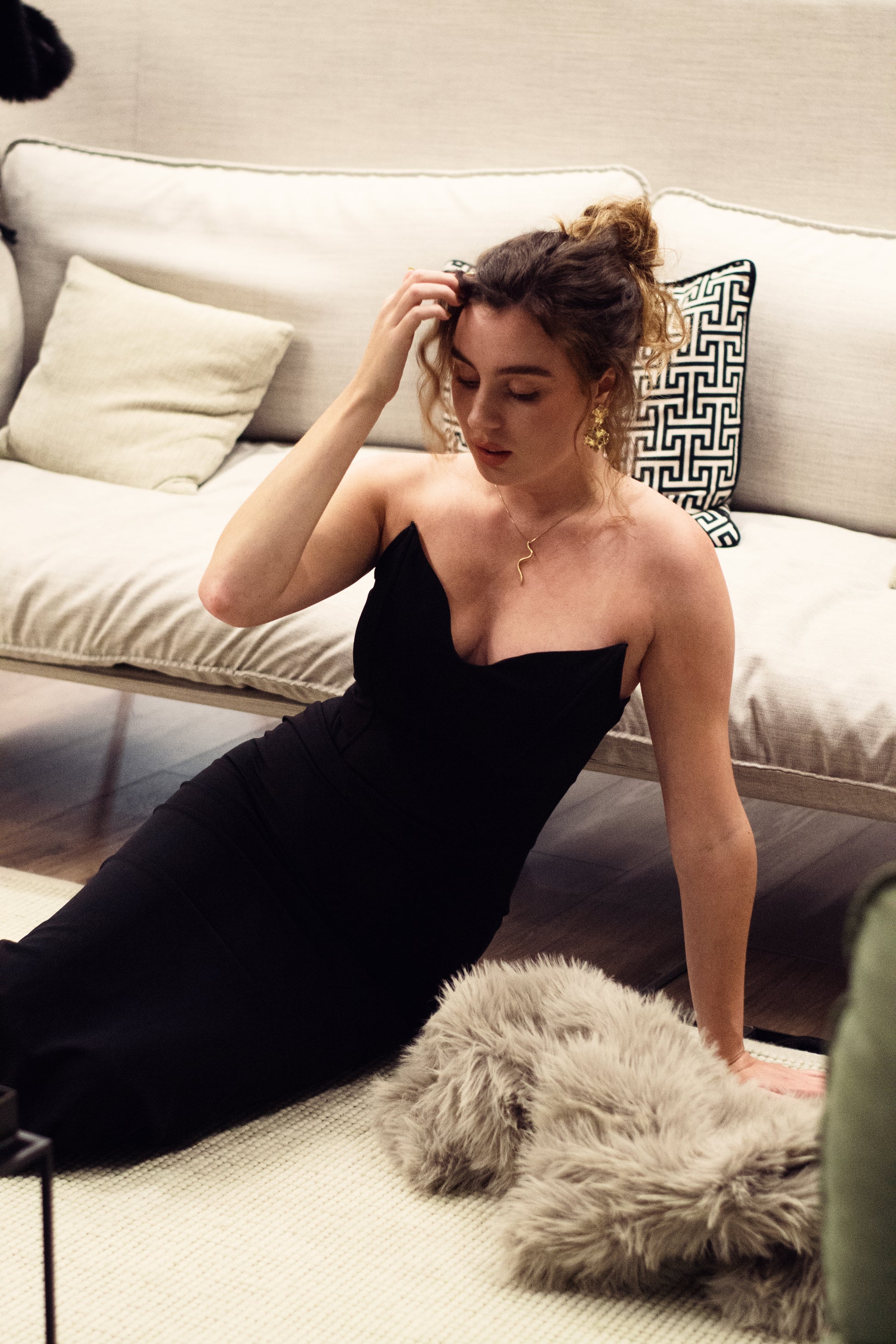 The Ava Strapless Gown