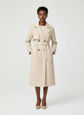 London Double Breasted Belted Trench Coat