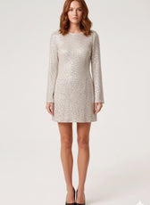 Noa Bow Back Sequin Mini Dress