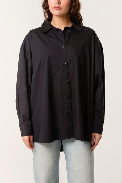 Harper Oversized Long-Sleeve Shirt