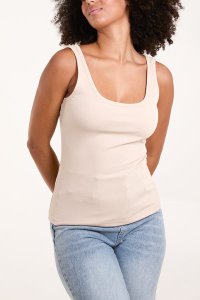Nina Ribbed Vest Top